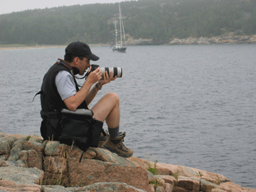 Howard with camera