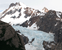 cerro and glacier