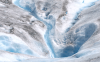 on the glacier