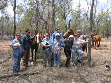 The Horsebacking group