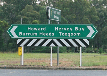 Howard roadsign